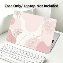 1pc Protective Case, Daisy UV Printed Pattern, Laptop Protective Cover, Minimalist Lightweight Durable Protective Case Suitable For 13-Inch Neo Laptop Protective Case A3404 Model/ Air Pro 13.3 13.6 14.2 15.3 16.2 Inch/ Matebook D14/D16 - View 1