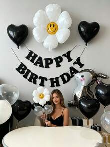 1set(2pcs)- HAPPY BIRTHDAY Birthday Banner - Multi-color - View 2
