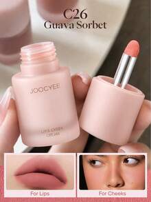 JOOCYEE MULTI-PURPOSE CREAME Creamy Texture, Lightweight, Easy To Blend, Soft Matte - C26 Guava Sorbet - View 1