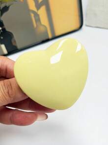1pc INS Heart-Shaped Phone Stand, Desktop Foldable Portable Airbag Phone Holder, Compatible With Android & Apple 11 Pro Max/12 Pro Max/13 Pro Max/14 Pro Max/15 Pro Max/16 Pro Max/17 Pro Max/18 Pro Max - Multicolor - View 9