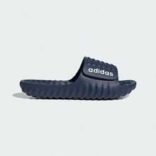 Sandalias Adidas Adissage Azul Marino Chanclas Ajustables Masaje Ligeras Deporte Baño Descanso Huaraches Antideslizantes - Azul - Ver 7