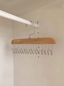 1/2pcs Multi-Functional Detachable Hanger, Bra & Camisole Storage Rack, Seamless Drying Rack,Spring,Minimalist,Summer Tops - Beige - View 8