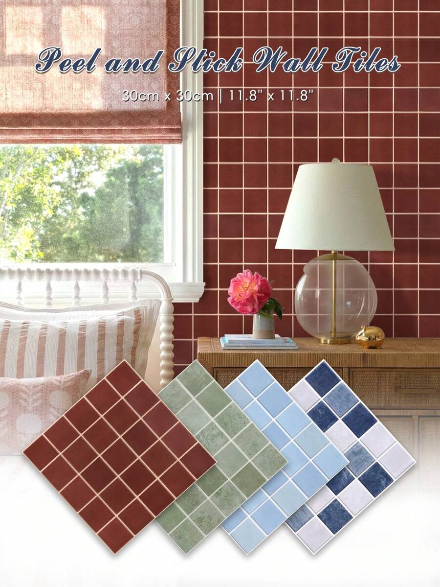 1/10/20 miếng tấm ốp tường mosaic 3D dán tường bóc dán, gạch ốp tường tự dính trang trí bếp và phòng tắm - Hình dán tường - Xem 1