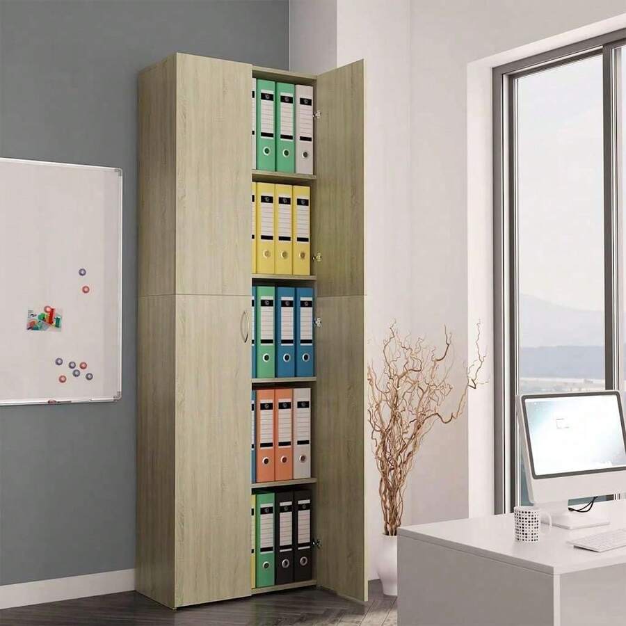 Armadietti per schedari - rovere chiaro kaki - Visualizzare 1