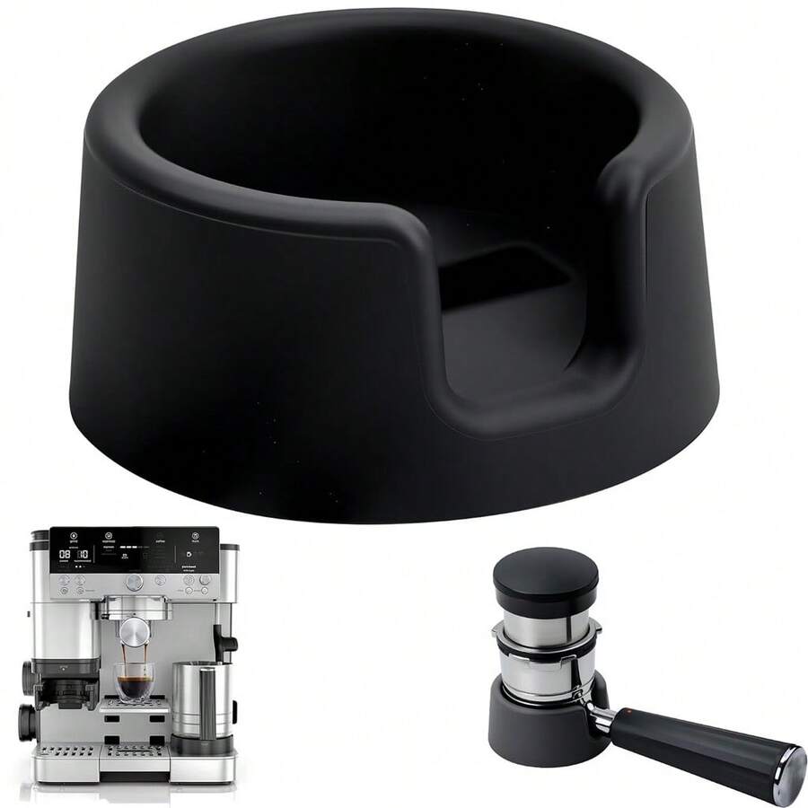 Silicone Coffee Tamper Mat For ES601 Espresso Machine, Compatible With Handheld Portafilter Holder, Non-Slip Coffee Tamper Grip Pad, Enhances Tamping Stability And Extraction Effect, Suitable For Luxe Espresso Machine Accessories - Multicolor - View 1