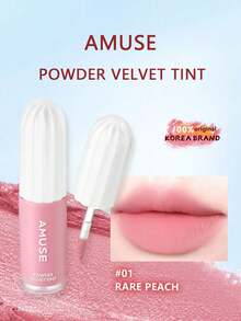 AMUSE Bedak Velvet Tint 01 3.3g/0.11oz, Hasil Akhir Matte Beludru, Tahan Transfer, Dapat Digunakan untuk Bibir & Pipi, Pigmen Tahan Lama, Desain Ringkas dan Portabel, Tekstur Ringan, Mudah Dibaurkan, Untuk Pemula, K-Beauty, Makeup Korea, Olive Young, HADIAH - #01 BUAH PERSIK LANGKA - View 2