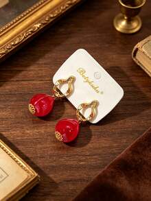2pcs European And American Fashion Simple Elegant Water Drop Pendant Earrings For Women Daily Wear Jewelry Gift - Teardrop Earrings - View 16