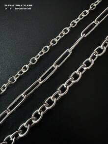 1pc Gothic Cross Pant Chain Red Eye Waist Chain Men's Women's Party Outfit Accessory Gift Jewelry - Multicolor - View 4