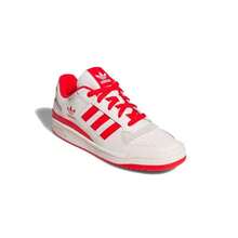 adidas originals FORUM CL 貼合舒適低筒板鞋 男女同款 白紅 - 白紅 - 查看 8