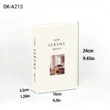 2 Set Buku Dekoratif Kertas Estetik, Buku Dekorasi Meja Kopi - Buku Dekoratif Tiruan untuk Dekorasi - Dekorasi Meja Rumah - Dekorasi Meja Samping Tempat Tidur - Dekorasi Rak Buku Rumah - Satu-Ukuran - View 11