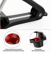 Cherry Pitter, Heavy Duty Stainless Steel Pitting Tool, Portable Cherry Pitter With Lock Design, Cherry Jam Pitting Tool - Multicolor - View 6