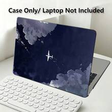 1pc Protective Case, Airplane UV Printed Pattern, Laptop Protective Sleeve, Minimalist Lightweight Durable Protective Case Suitable For 13-Inch Neo Laptop Protective Case A3404 Model/ Air Pro 13.3 13.6 14.2 15.3 16.2 Inch/ Matebook D14/D16 - View 1