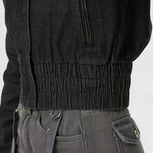 Adidas Women's New Stand-Collar Windproof Denim Jacket - Denim Black - View 6
