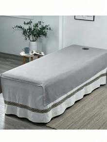 Breathable Durable Beauty Salon Bed Sheet With Hole Opening For Body Massage And Therapy 120*200cm - Multicolor - View 9