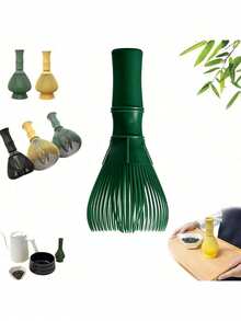 Matcha Whisk, Matcha Whisk With Whisk Holder, Handmade Traditional Japanese Tea Whisk, For Authentic Tea Preparation, Back To School Season - Multicolor - View 13