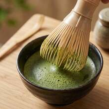 Matcha Whisk, Matcha Whisk With Whisk Holder, Handmade Traditional Japanese Tea Whisk, For Authentic Tea Preparation, Back To School Season - Multicolor - View 9