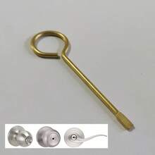 1/2pcs Indoor Door Key Upgrade, Suitable For Bedroom Bathroom Emergency Privacy Door Lock, Suitable For Lock Cylinder Replacement, Metal Key Blank, Suitable For Home Apartment Hotel Office Dormitory, Spring Summer Autumn Winter, Christmas Halloween Thanksgiving New Year - A - View 1