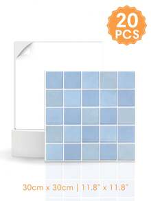 1/10/20 miếng tấm ốp tường mosaic 3D dán tường bóc dán, gạch ốp tường tự dính trang trí bếp và phòng tắm - Hình dán tường - Xem 16