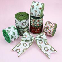 Christmas Kokir Ribbon DIY Bow Gift Wrapping Decorative Webbing - Multicolor - View 4
