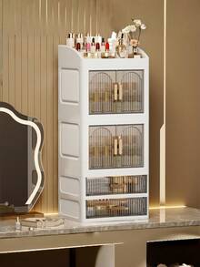 A Variety Of Size Cosmetic Storage Boxes, With Multiple Combinations Of Drawers And Doors, Suitable For Various Sizes Of Cosmetics, Can Be Used In Bathrooms And Dressing Tables,Make Up Organizer,Parfum Storage Box - Multicolor - View 13