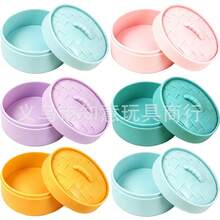1 hộp đựng hình hộp tròn Macaron, đồ trang trí giảm căng thẳng để bàn, phù hợp cho thanh thiếu niên và người lớn - Nhiều màu - Xem 8