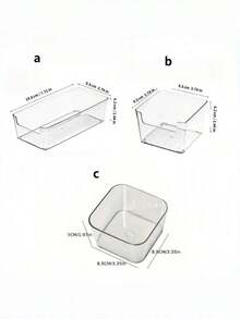 1pc/15pcs Transparent Acrylic Anti-Oxidation Durable Stackable Portable Crystal Bracelet Storage Box, Cultural Jewelry Box, Nail Art Accessories Storage Box, Suitable For Nail Stickers, Jewelry (Necklaces, Bracelets, Rings), False Eyelashes And Other Cosmetics, Nail Art Storage Box, Ideal Holiday Gift For Women - Transparent - View 8