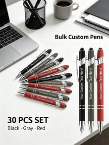 30 cây bút bi bấm nhiều màu hỗn hợp, nhiều tổ hợp màu, viết mượt, phù hợp cho văn phòng doanh nghiệp và quảng bá sự kiện - Nhiều màu - Xem 7
