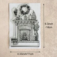 Thanksgiving Autumn Transparent Silicone Stamps, Turkey, Pumpkin, Rabbit, Autumn Text Pattern Rubber Stamps, Suitable For Greeting Card Making, Scrapbooking, DIY Paper Crafts - Thanksgiving-1 - View 16