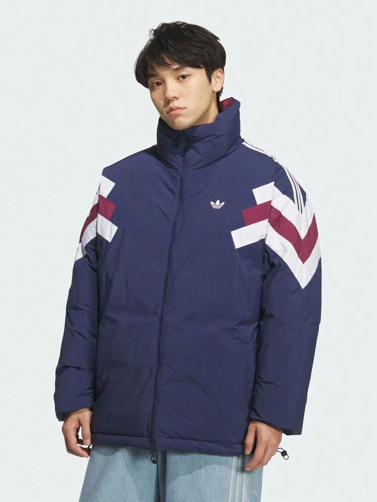 Adidas Originals Men's GOTEBORG JKT Down Jacket Thick Down Jacket - Short KF9609 - Navy Blue - View 1