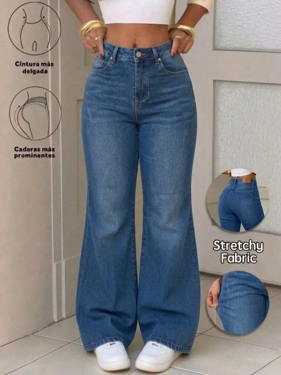 Women Jeans - Light Blue - View 1