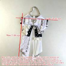 1pc Satin Ribbon Heart Rhinestone Bow Bag Charm, Anime Cosplay Concert Convention Lolita Ita Bag Accessory, Badge Matching Handmade Long Ribbon Lace Wings Pearl Star Polka Dot Satin Ribbon Decoration Accessory - A - View 10