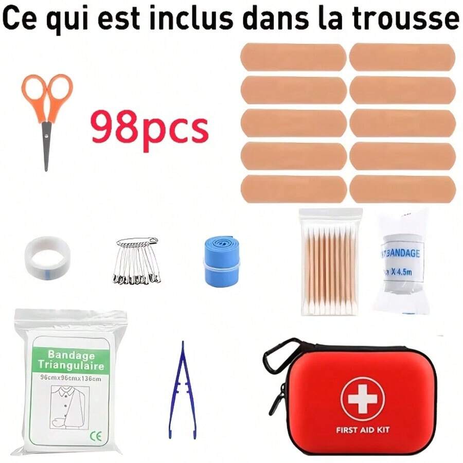 98pcs Mountaineering Team First Aid Bag Companion Climbing Team Shared Emergency Care Supplies Bag - View 1