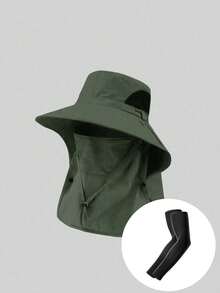 1/2pcs Unisex Sun Protection Face Mask Hood Hat Neck Gaiter All-In-One UV Protection Cycling Cap Face Mask, Suitable For Daily Outings, Spring Trips, Travel And More - Multicolor - View 20