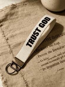 1/2pcs Vintage Inspirational Text Print Wrist Keychain, Religious Faith Accessory, Key Ring, Bag Charm, Holiday Party Small Gift, Suitable For Women Girls Keychain, Holiday Gift, Party Small Gift, Phone Chain, Lanyard, Keychain, Bag Pendant Accessory, Keychain Wristband, Car Keychain, Keychain Pendant, Gift For Women, Phone Lanyard, Halloween, Halloween Party Small Gift - Multi-color Style a - View 14
