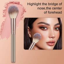 25pcs And 1pc Gift Makeup Brushes Set, Soft Dense Cosmetic Brushes For Foundation Powder Blush Eyeshadow Concealer Contour Highlight, Complete Face & Eye Makeup Brush Kit, Handles For Makeup Beginners And Daily & Party Makeup Application - Multicolor - View 8