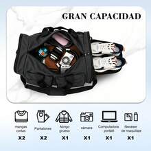 Gym Bag - Black - View 2