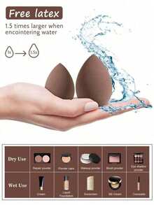 This Makeup Brush Set Includes Eyeshadow Brush, Eyebrow Brush, Foundation Brush, Powder Brush And Highlighter Brush. It Is Perfect For Daily Makeup, An Excellent Gift, And Can Create A Professional And Exquisite Makeup Look. - Coffee Brown - View 8