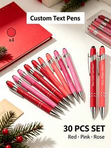 30 cây bút bi bấm nhiều màu hỗn hợp, nhiều tổ hợp màu, viết mượt, phù hợp cho văn phòng doanh nghiệp và quảng bá sự kiện - Nhiều màu - Xem 12