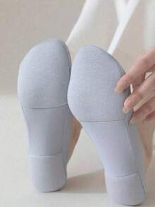 3/6 Pairs Women's Soft Sponge Bottom Cushioning Comfortable Casual Invisible Socks, Suitable For Any Shoe Type, Mother's Day Gift (Runs Small) - Multicolor - View 3