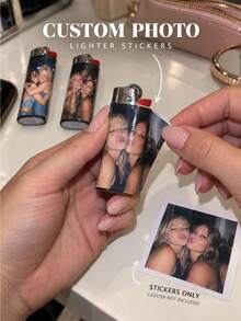1/6/12/18pcs Customized Lighter Stickers, Personalized Exclusive Text Labels, Suitable For Lighter Gift Box Decoration, Display, Handmade DIY, Suitable For Gifting To Lovers, Collectors, Family, Friends, Applicable For Anniversary, Holiday Gifts, Men's Private Party - Multicolor 2 - View 4