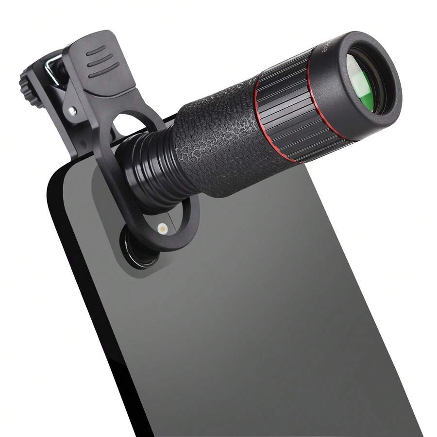Classic High-Definition 32x Mobile Phone Zoom Lens, Universal External Lens Accessory, Compatible With All Phone Models, Portable Outdoor Adventure Gift, Essential Tool For Camping, Hiking, Sports Photography, New 32x Mobile Phone Telephoto Zoom Lens