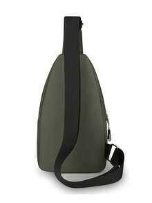 BEIQIANDAI Men's New Minimalist Chest Bag, Fashionable Versatile Multi-Compartment Zipper Small Backpack, Sports Casual Crossbody Bag, Suitable For Travel, Commuting, Shopping, Couple Style - Multicolor - View 6