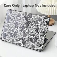 1pc Protective Case, Black & White Lace Print UV Printed Pattern, Laptop Protective Cover, Minimalist Lightweight Durable Protective Case Suitable For 13-Inch Neo Laptop Protective Case A3404 Model/ Air Pro 13.3 13.6 14.2 15.3 16.2 Inch/ Matebook D14/D16 - View 8