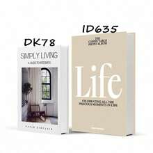 2pcs/1pc Paper Aesthetic Decorative Books, Coffee Table Book Decor - Faux Decorative Books For Decoration - Home Desktop Decor - Nightstand Decor - Home Bookshelf Decor - one-size - View 10