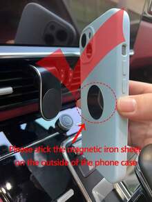 Dudukan Ponsel Mobil, Dudukan Ponsel Ventilasi AC Mobil, Cocok untuk Perangkat Navigasi, Dudukan Ponsel Berbentuk L - Berbagai gaya - View 8