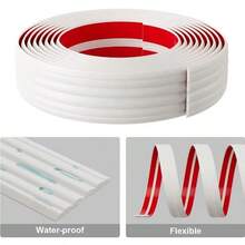 Strip Pelindung Sudut PVC Perekat Diri; Cocok untuk Bantalan Pelindung Tepi Fleksibel pada Sudut Furnitur, Sempurna untuk Digunakan pada Meja Makan, Lemari Pakaian, Rak, Dinding, dan Meja Dapur. Dekorasi Rumah - A - View 6