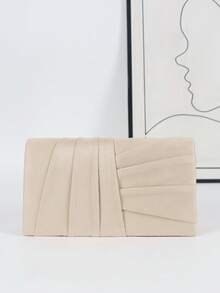 Women's Apricot Fashionable Daily Versatile Envelope Bag - Apricot - View 1