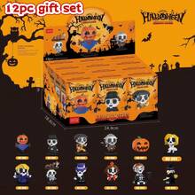 6pcs/Set Halloween Series Micro Particle Building Blocks Toy, ABS Resin Material, Multiple Creative Unique Designs, DIY Handmade Assembly Toy, Educational Stress Relief Puzzle Toy, Desktop Furniture Atmosphere Decor, Suitable For Birthday, Halloween, Christmas, Eid, National Day, Back To School Gifts - Multicolor - View 21
