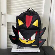 Hasbro Sonic The Hedgehog Plush Backpack, Cute Cartoon Character School Bag, 3D Ear Design Travel & Daily Backpack, Gift For Boys And Girls - Multi-color - View 8