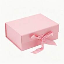 Magnetic Folding Gift Box With Ribbon, Luxury Flip-Top Gift Box, Suitable For Cosmetics, Jewelry, Wedding, Birthday, Holiday Gift Packaging - Multi-color - View 16